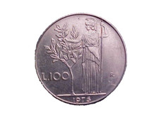 1976-R Italy 100 Lire KM# 96.1