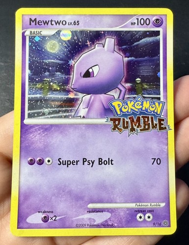 Carta pokemon rumble - pokemon, mewtwo