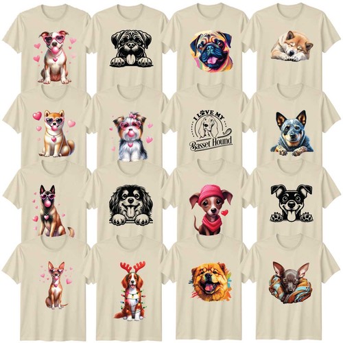 Maglietta carino cane adulto - maglietta,