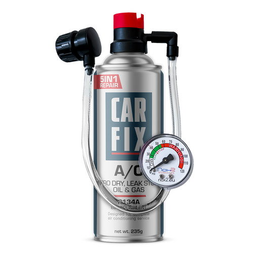 Kit ricarica clima auto carfix - kit,
