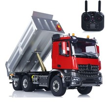 Telaio in metallo 6x4 1/14 RC idraulico dumper camion ribaltabile asse differenziale suono