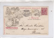 Cartolina Pubblicitaria Testatina Regione Lombardia Orologeria - Pugni