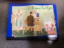 poster opuscolo organo vintage