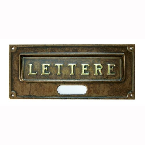 Alubox roma placca lettere - alubox,