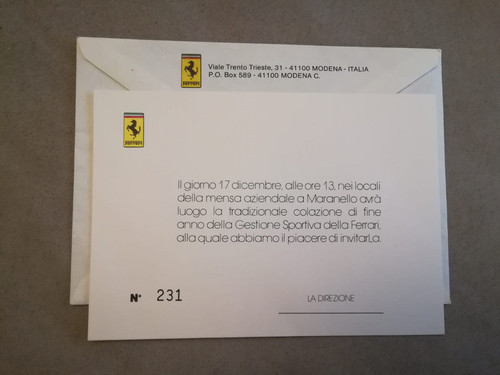 Cartolina invito pranzo di - cartolina,
