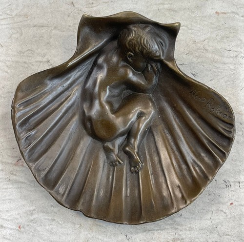 Bronzo figurale posacenere art - posacenere,