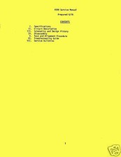 MANUALE DI SERVIZIO PER