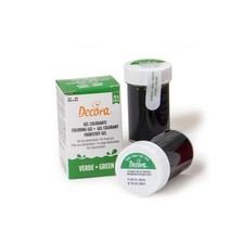 DECORA COLORANTE ALIMENTARE in GEL VERDE FOGLIA 28gr 9600819