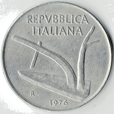 moneta 10 lire 1976