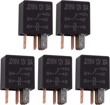 5 Pezzi Relè Auto 5 Pin 12V