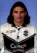 Biglietto autografo calciatore