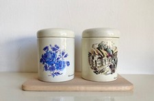 Coppia di barattoli con