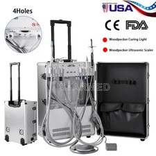 Unidad Móvil de Entrega Compressore Dentale di Aire con Fuerte Succión de 4 Fori