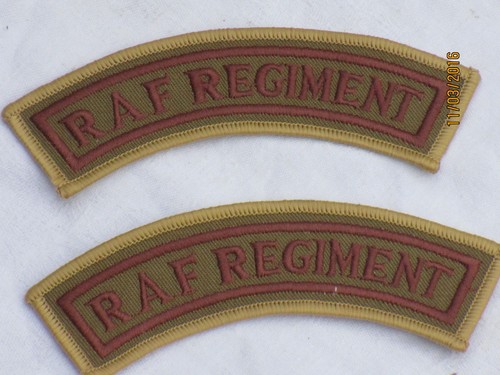 Scritta raf regiment - scritta,