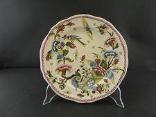 ANTICO DEL 1923 PIATTO CERAMICA ALLA CORNUCOPIA MANIFATTURA GIEN STILE ROUEN #