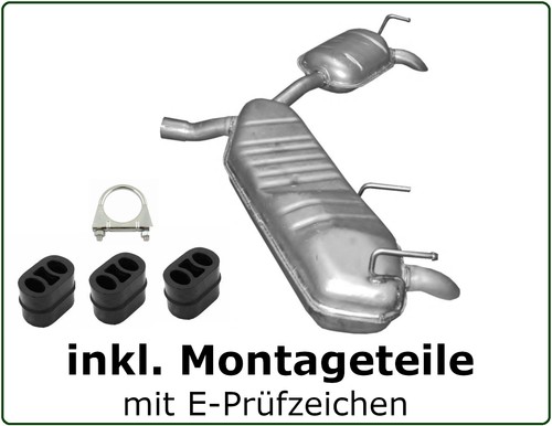 Silenzioso nuovo per opel - per,