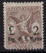 SAN MARINO 1924 SEGNATASSE PER