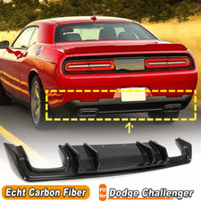Per Dodge Challenger 2015-19 Diffusore Posteriore Carbonio Paraurti Posteriore Spoiler Labbro 