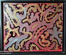 Little Angel Ortiz olio su tela cm 76x64 Anno 2008