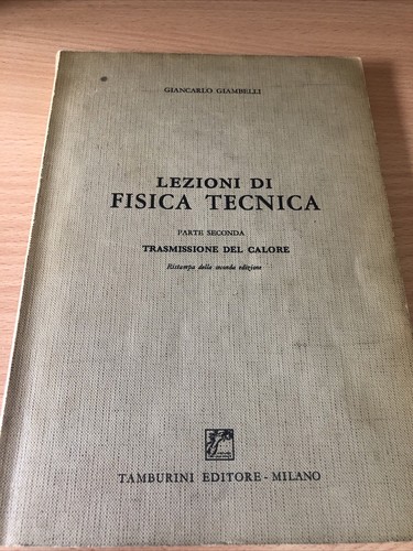 Lezioni fisica tecnica - di,