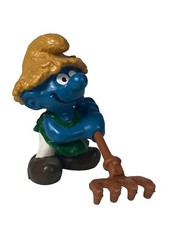 Puffi fienaio contadino puffo