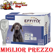 Virbac Effitix per cane 10-20kg 4 pipette antiparassitario per cani