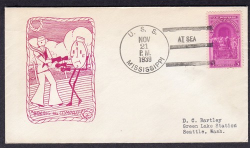 1939 uss mississippi - uss, (bb-41)