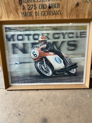 Motorcycle news painting - motorcycle, by