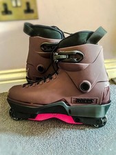 ROCES M12 LO Team Pattini in linea aggressivi in castagno