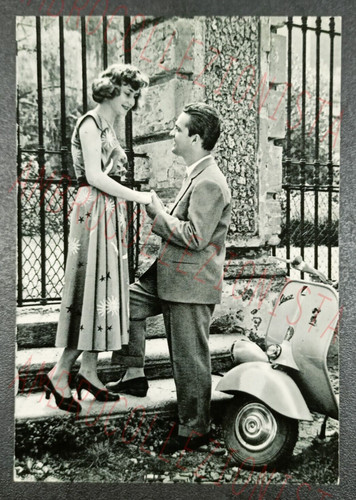 Cartolina moto vespa - cartolina,