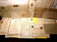 Austria Vecchio lotto cartaceo