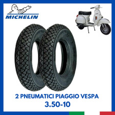 2 Gomma Pneumatico Copertone PIAGGIO VESPA 125 PX 3.50 10 MICHELIN S83 tubeless