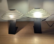 Coppia Abatjour Vetro Murano Vintage