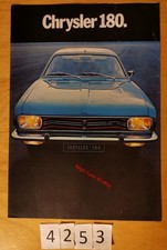 CHRYSLER SIMCA 180 Prospectus
