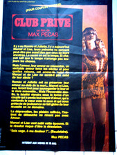 CLUB PRIVE/ 1974/ AFFICHE