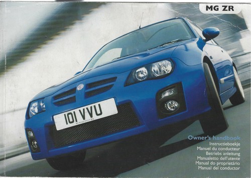 Owner manuel 2003 - mg, zr