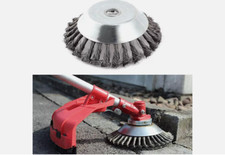 Testina Per Decespugliatore Universale Spazzola Acciaio Pulizia Pavimenti 200 8"