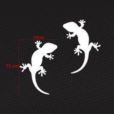 2 Adesivi Lucertola Gecko Geco