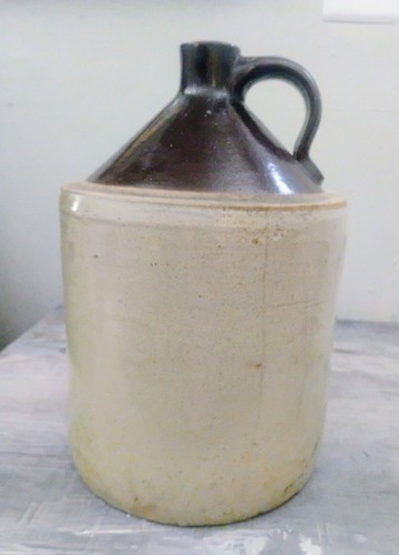 Antica brocca bottiglia crock