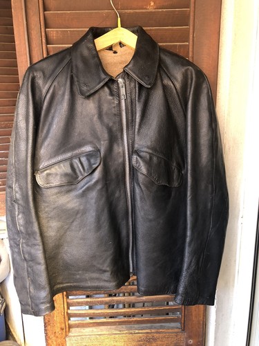 Giubotto pelle nero - giubotto,
