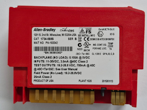 Allen bradley 1734 ib8s - 1734-ib8s,