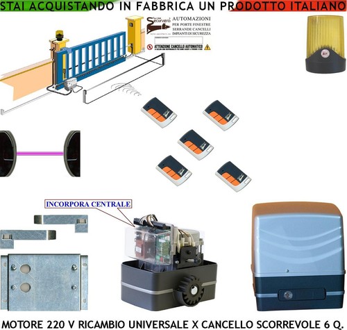 Cancello scorrevole li - scorrevole, 6