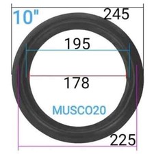 Sospensione Woofer 25cm in FOAM 245mm casse riconatura bordo altoparlante 247 10