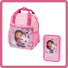 ?Set Asilo Materna Bimba Zainetto Gabby + Astuccio Completo di Cancelleria