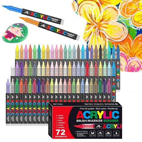 Set matite acriliche - set, 72