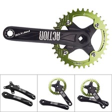 guarnitura in lega di alluminio mtb bici mountain bike lunghezza 170mm BCD 104mm