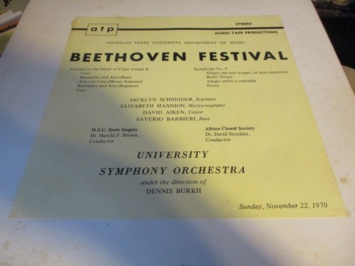 1970 msu symphony - 1970, orchestra