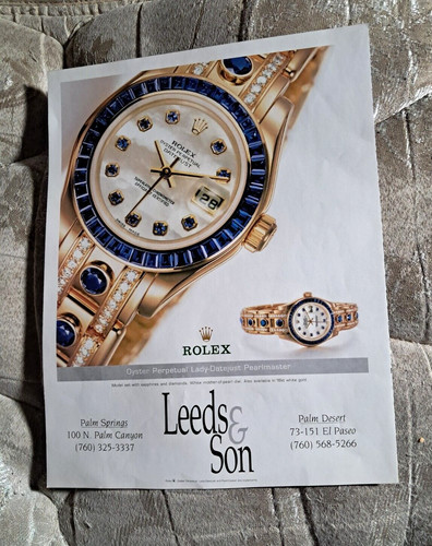 Pubblicità stampa 2002 rolex - stampa, 2002-rolex