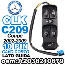 Pulsantiera Alzacristalli Interruttori Vetri MERCEDES CLK Coupé C209 A2038210679