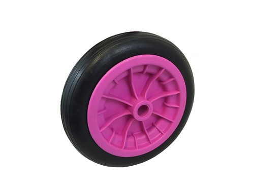 Ruota carriola rosa solida - carriola,